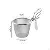 Fry Basket Stainless Steel Fine Wire Mesh Food Colander Strainer Frying Pan Filter Sieve
