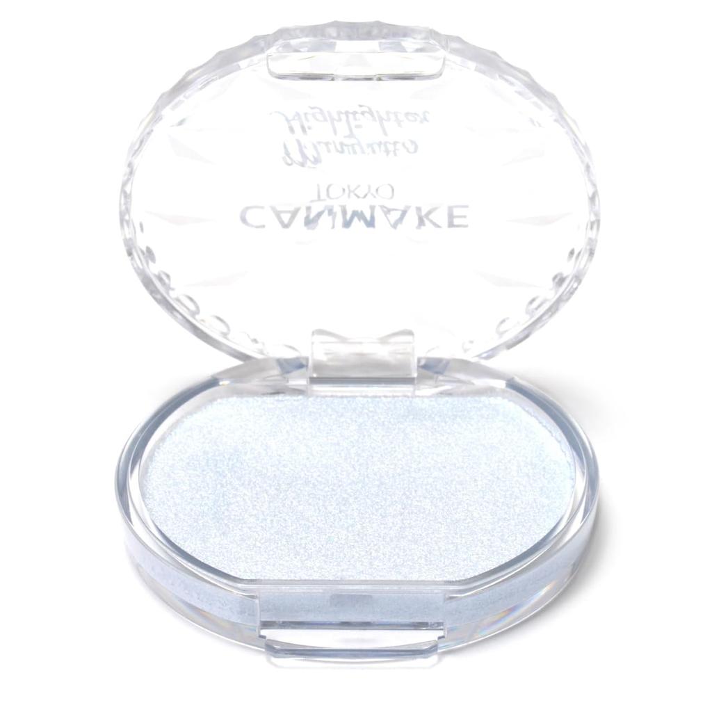 CANMAKE Munyutto Highlighter 04 Blue Topaz 3.8g - Creamy, Long-lasting Blue Highlight