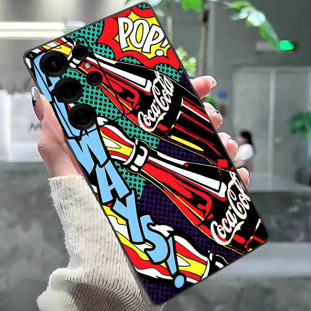 Coca-cola Vintage Phone Case For Samsung S 24 Fe 25 Ultra Plus 20 Lite 21 30 22 23 24 22 Ultra 5G Fundas