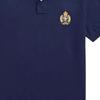 Поло Ralph Lauren с принтом логотипа, повседневная футболка-поло с коротким рукавом для мужчин, поло, темно-синий 710935534002