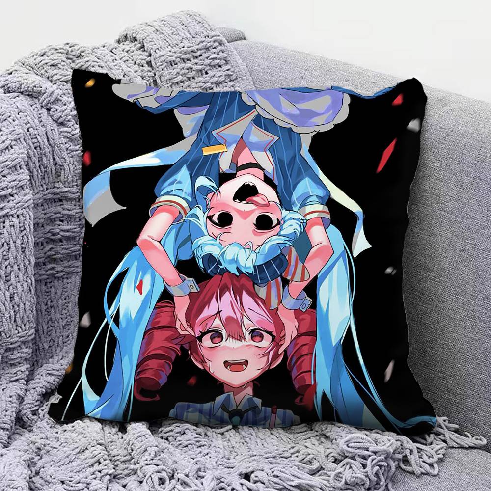 Mesmerizer Teto and Miku Home Sofa Cushion Covers and Aecorative Custom Pillow Covers