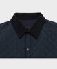 Ffeff Studio Round Quilted Trucker Jacket (Navy)