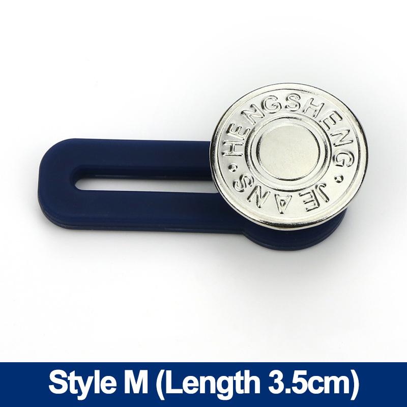 10/5/2/1pcs Metal Jeans Button Extender Free Sewing Adjustable Pants Waist Extender Buttons Retractable Waistband Buckle DIY Skirts Trousers