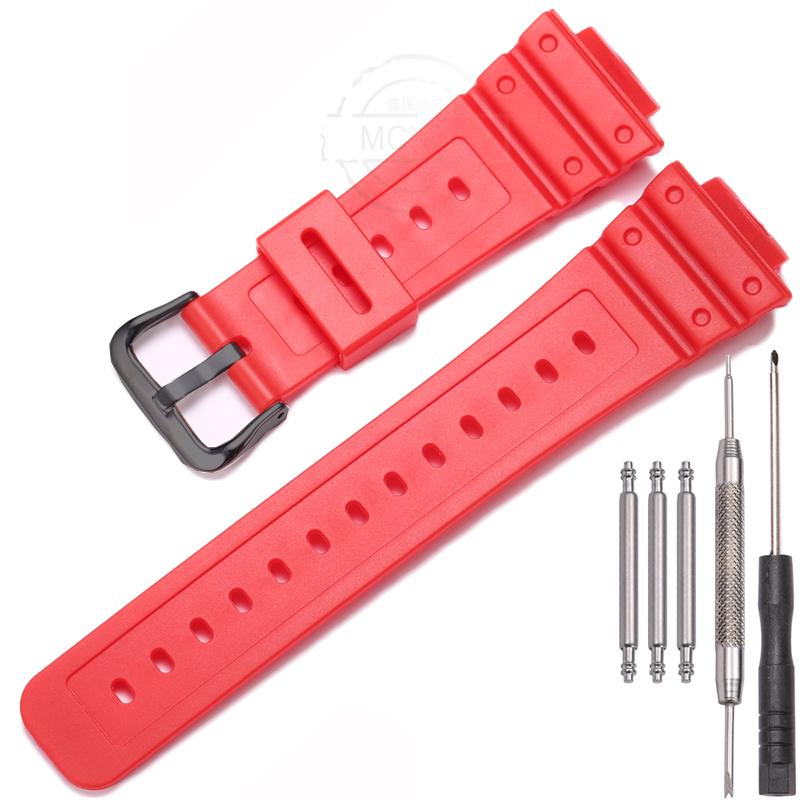 16-мм смоляной ремешок, подходящий для Casio DW-5900 DW-6900 5600E GW-M5610, браслет, пряжка-застежка, аксессуары