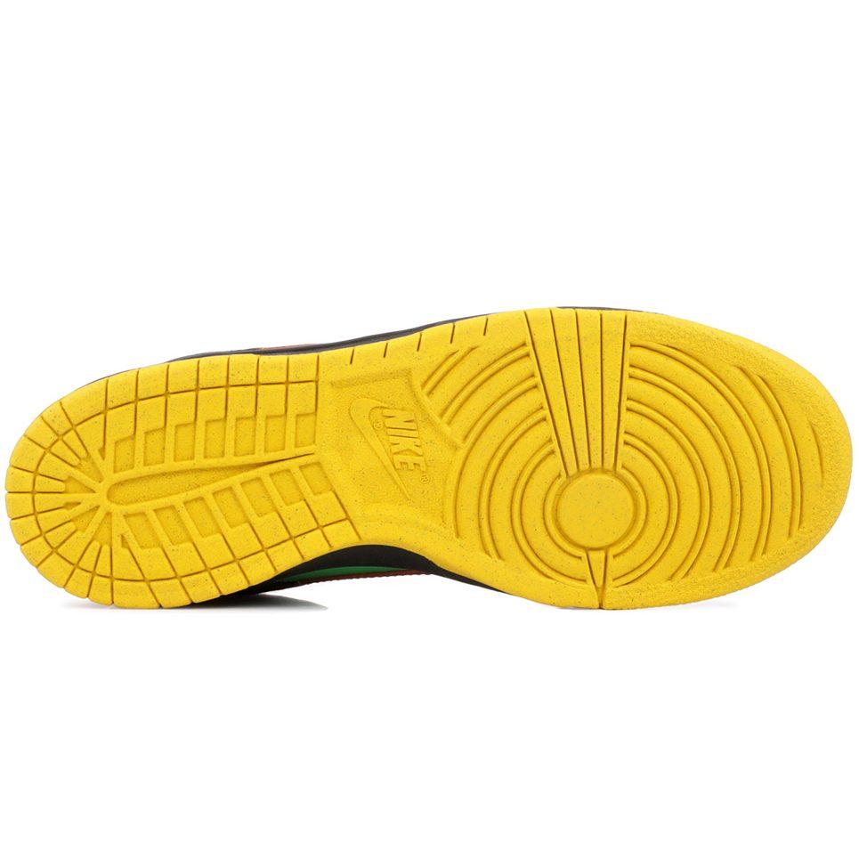 Nike Sb Dunk Low Зеленый Искрящийся Оранжевый Обруч 313170-381