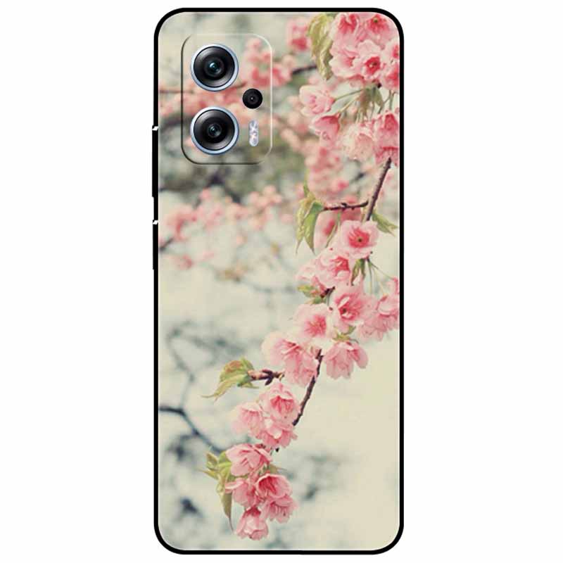 Чехол для Xiaomi Poco X4 GT 6,6'' Кот Волк ТПУ Силикон Мягкий Coque Fundas для Poco X4 GT 5G Чехол Черный Край Милый PocoX4 X 4 GT