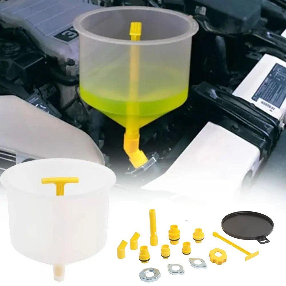 15Pcs/Set Plastic Car Antifreeze Funnel Spill Proof Coolant Bleeder Kit  Coolant Replacement