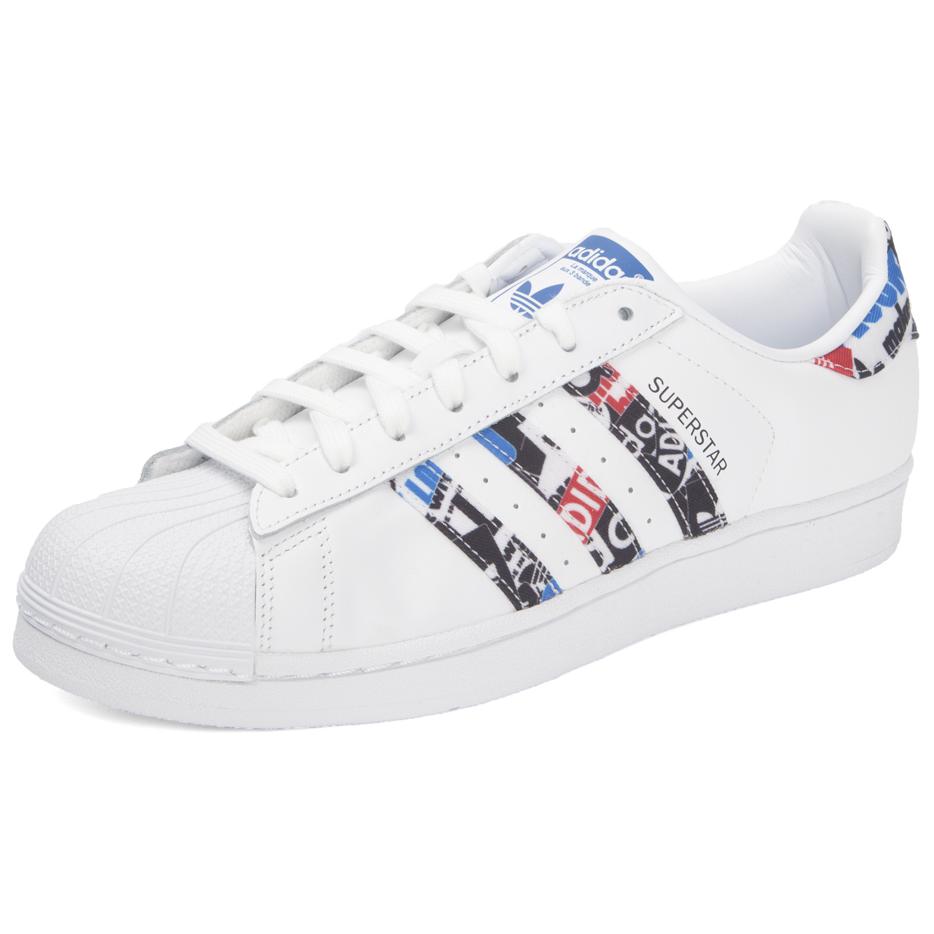 adidas Оригинальные кроссовки Superstar Classic Удобные низкие кроссовки Унисекс Белые CP9760