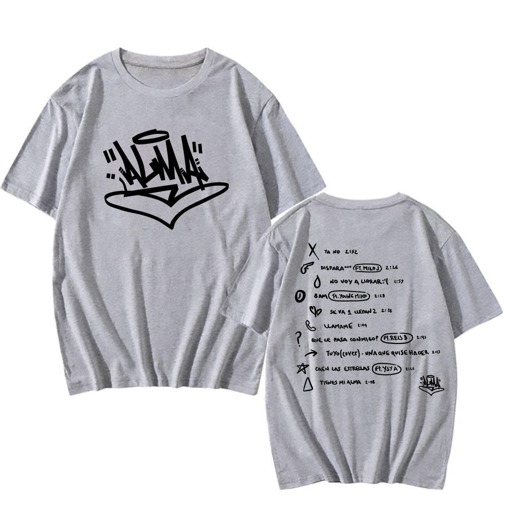 Футболка Nicki Nicole ALMA 2024 Новый альбом Графическая футболка Хлопок Мужские/Женские Летние футболки с коротким рукавом Повседневные футболки с принтом Топ