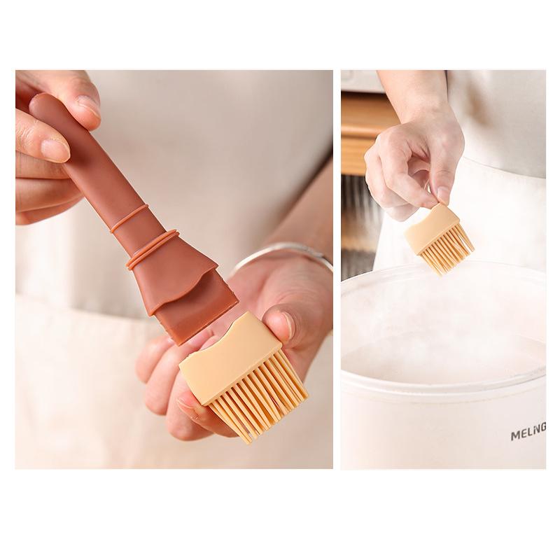 Щетка для барбекю, разъемная, термостойкая, силиконовая, масляная, для бутылок, для выпечки тортов, крема, для готовки, для кухни, для дома, инструмент