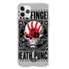 Чехол для телефона FFDP Five Finger Bone Skull для iPhone 7 8 Plus X Xs Max Xr 11 12 13 Mini Pro Max SE2 прозрачный мягкий чехол