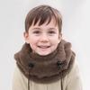 Детские плюшевые шапки-балаклавы Ветрозащитная теплая шапка шарф Регулируемая защита шеи Шапка для защиты ушей