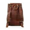 Сумка из козьей кожи Рюкзак Рюкзак для ноутбука Подлинная Мужская винтажная S Travel Brown New