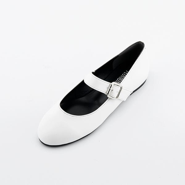 Florida Studio FL4022 Swanland Круглый носок 1 см, Белый Мэри Джейн Грейс-FL4022