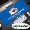 Custom Name Mouse pad Deportivo A Coruna Crest Mouse pad, Gaming Mouse Pad, keyboard pad, Desk Decor for computer notebook Fan Birthday Gift