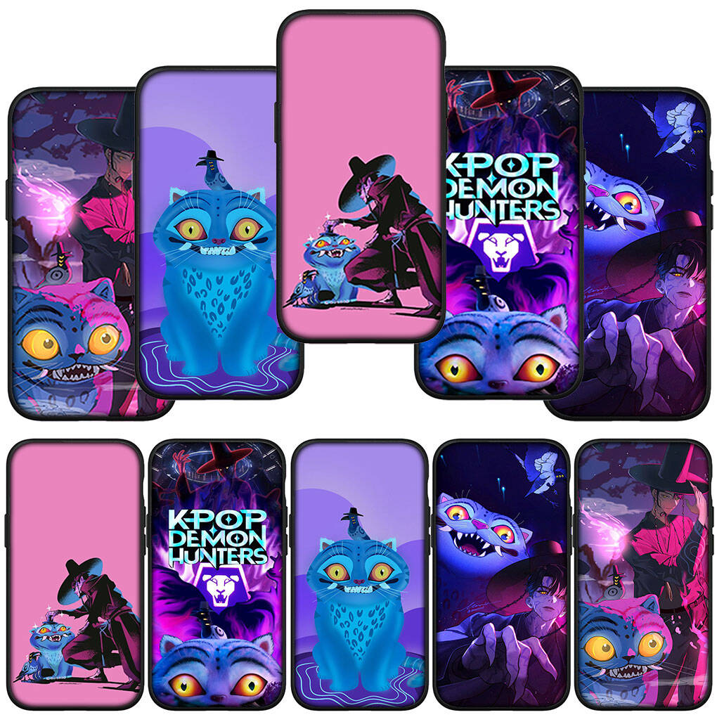 Phone Case for iPhone 17 16 15 Plus Huawei P30 P20 Lite Y9 Redmi Note 14 12 11 13 Pro Max OPPO A60 A80 A40 A18 A38 KPop Demon Tiger Hunters Jinu Cover