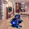 1 шт. 60 * 90 см/23,6 * 35,4 дюйма, 3D, Звездная планета, Наклейка на стену, Спальня и гостиная, Декоративная живопись