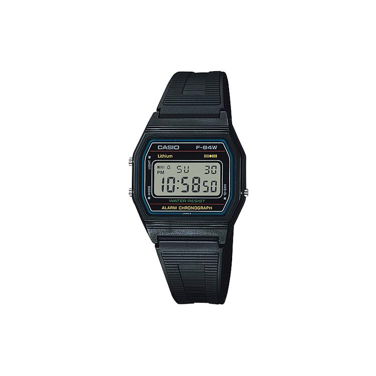 Casio Мужские ЧЕРНЫЕ ЧАСЫ ДЛЯ ПОДРОСТКОВ F-84W-1 F-84W-1