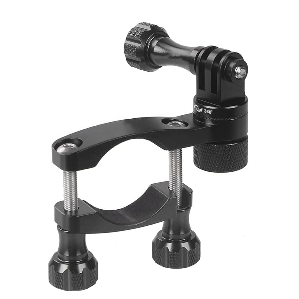 360 Degrees Rotary Aluminum Bike Bicycle Handlebar Mount for Gopro Hero 13 12 11 10 9 4Session 1/4 Screw Action Camera Mounting
