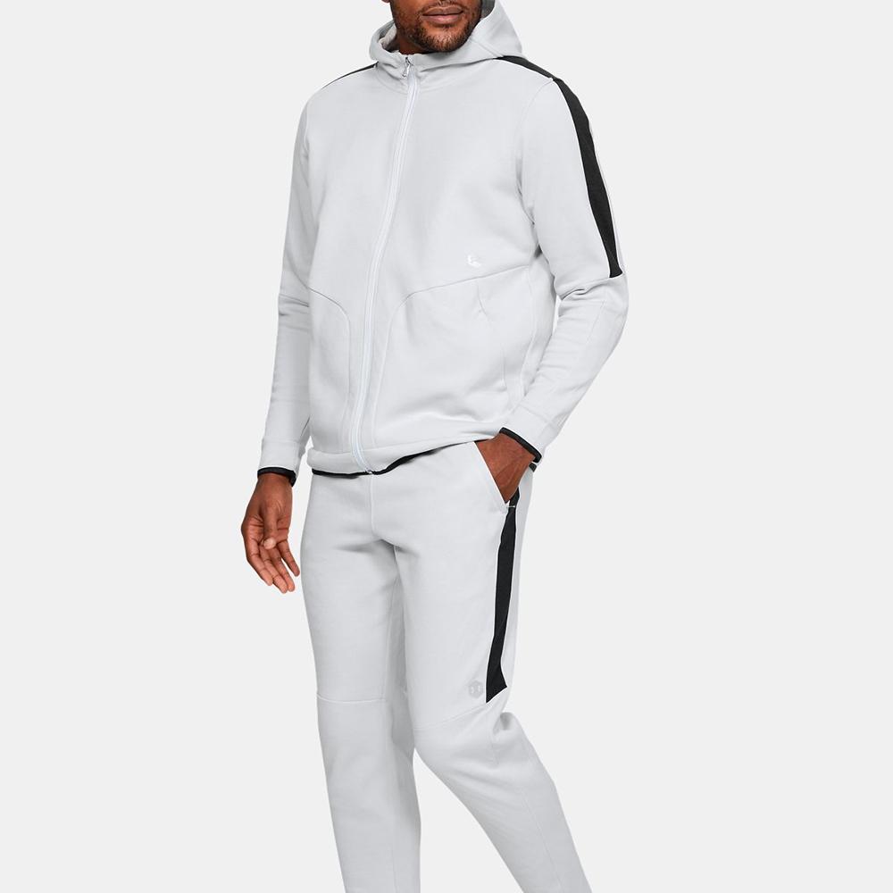 Under Armour Флисовая тренировочная куртка для восстановления спортсменов Мужские куртки Туманно-серый 1348407-014