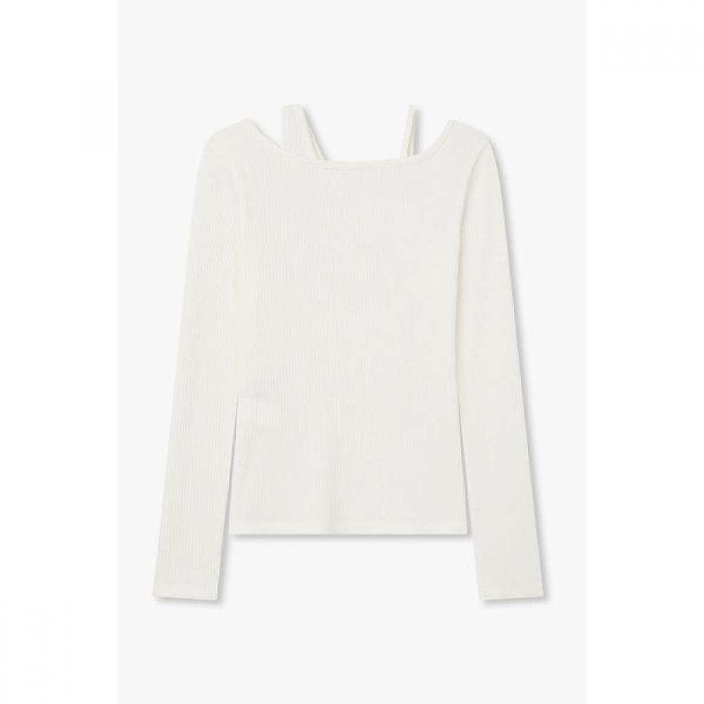 Vov CuTouT DeTail Rib T shirT 7156340006