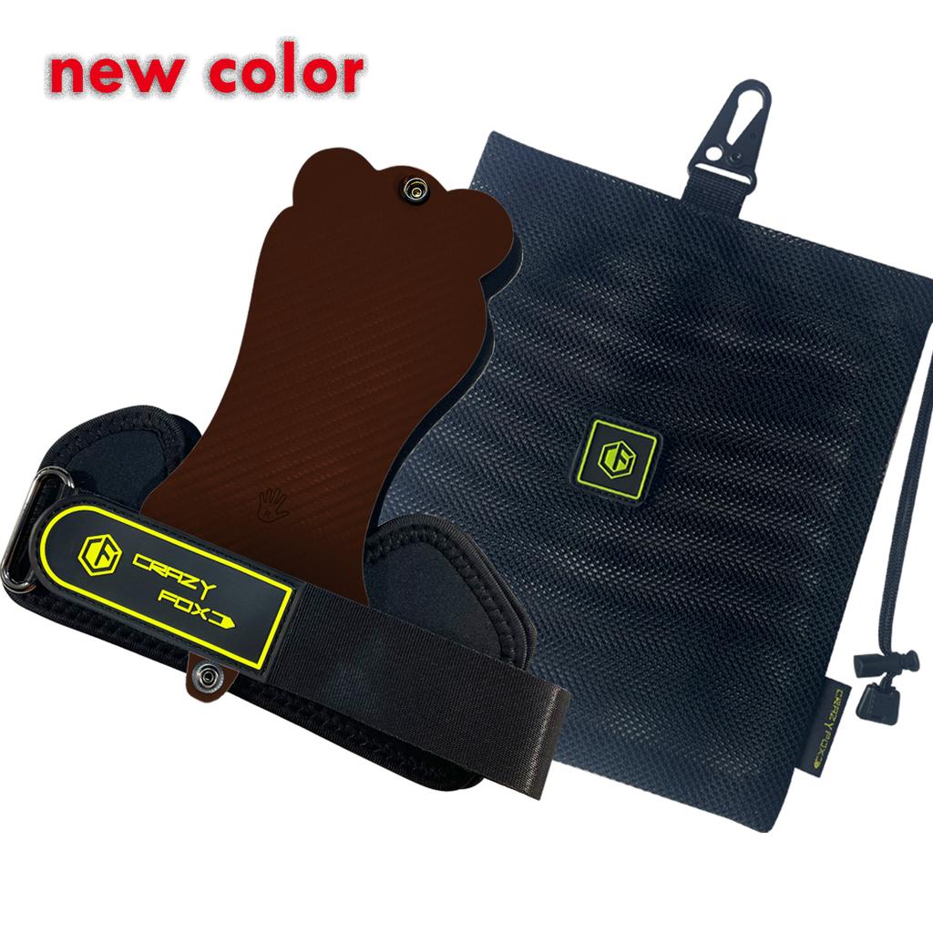 Snap Rubber Hand Grips Crazy Fox Anti-Slip No Chalk Gymnastics Grips Bag Gym WOD Calleras Guantes Weightlifting Gloves