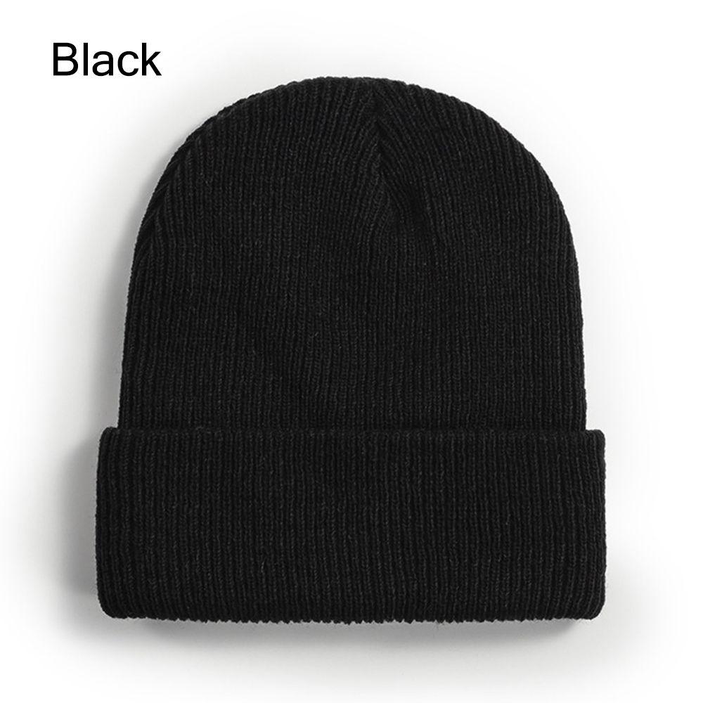 High Elastic Ski Hats Winter Knit Cuffed Beanies Winter Hat Beanie Hat Skull Cap