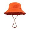 Fashion Hyun-Ah Style Bucket Hat Sun Resistant Fringed Summer Sunshade Hat Adjustable Large-Brimmed Hiking Hat Four Seasons