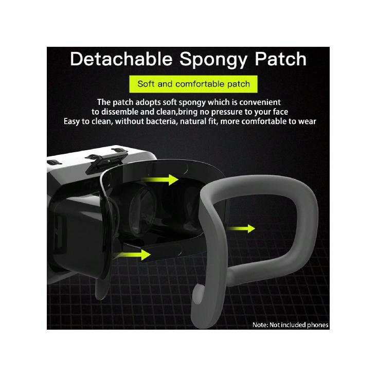 Виртуальная реальность VR гарнитура 3D очки гарнитура шлемы VR очки для ТВ, универсальные регулируемые легкие VR очки совместимые с фильмами и видеоиграми