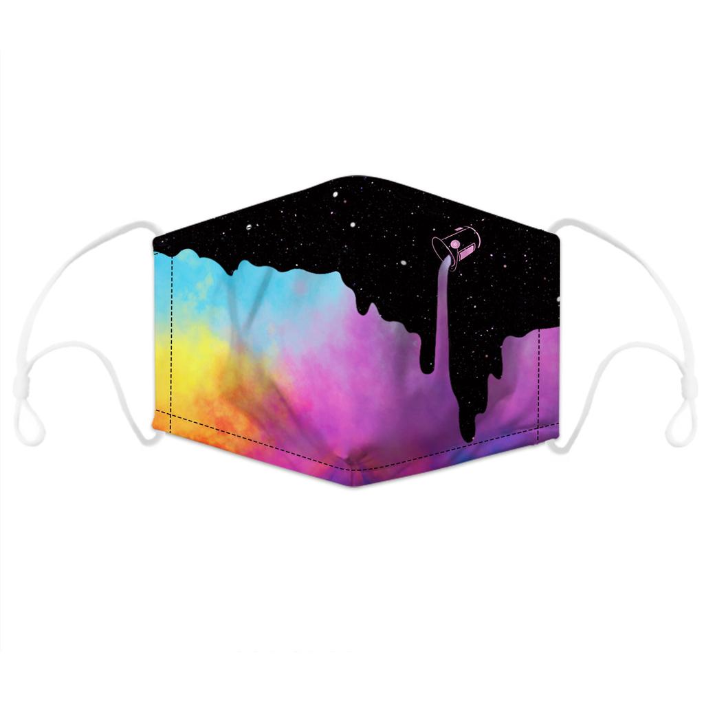 Пылезащитная маска с регулируемым принтом и 5-слойной фильтрацией, дышащая лицевая крышка