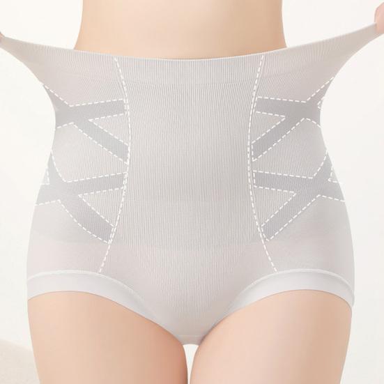 Женское нижнее белье с высокой талией, мягкие эластичные трусики с полным покрытием, утягивающие живот, женские