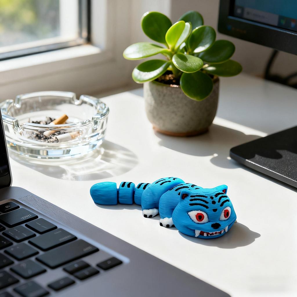 Синий с подвижными суставами, прочная артикуляция, синий брелок, оригинальное украшение, идеальный подарок для детей.