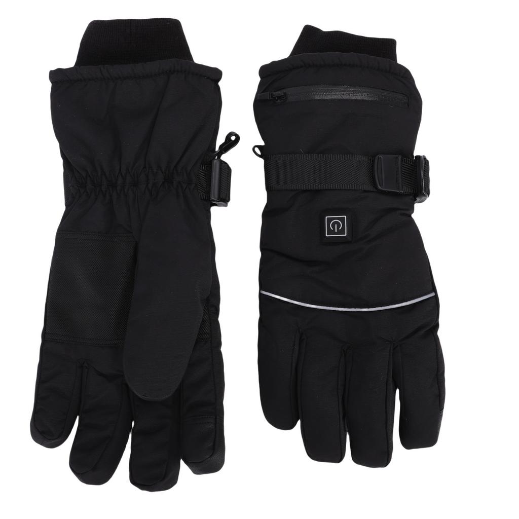 Перчатки с подогревом для мужчин и женщин, ПУ нейлон, 3 режима, перезаряжаемые, сенсорные, грелки для рук, электрические перчатки с подогревом с 2