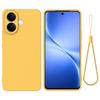 Для vivo V60 Lite 5G/vivo V60 Lite 4G Чехол из жидкого силикона Задняя крышка телефона с ремешком для руки