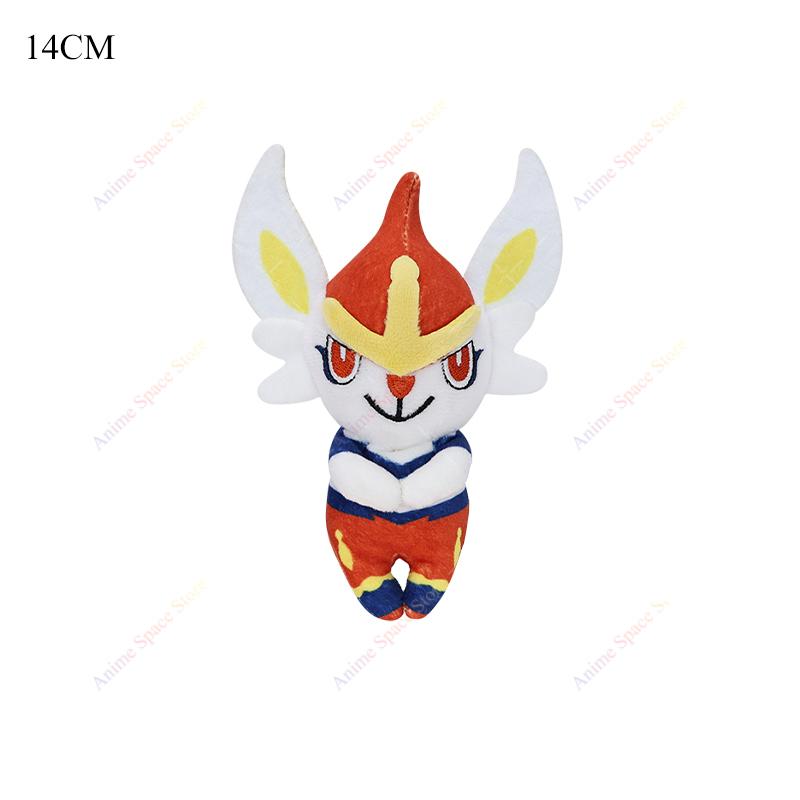 Wooper Plush Toys Cute Anime Plushie Scizor Nidoran Mimikyu Lapras Garchomp Litten Bidoof Ho-Oh Stuffed Kids Xmas Dolls