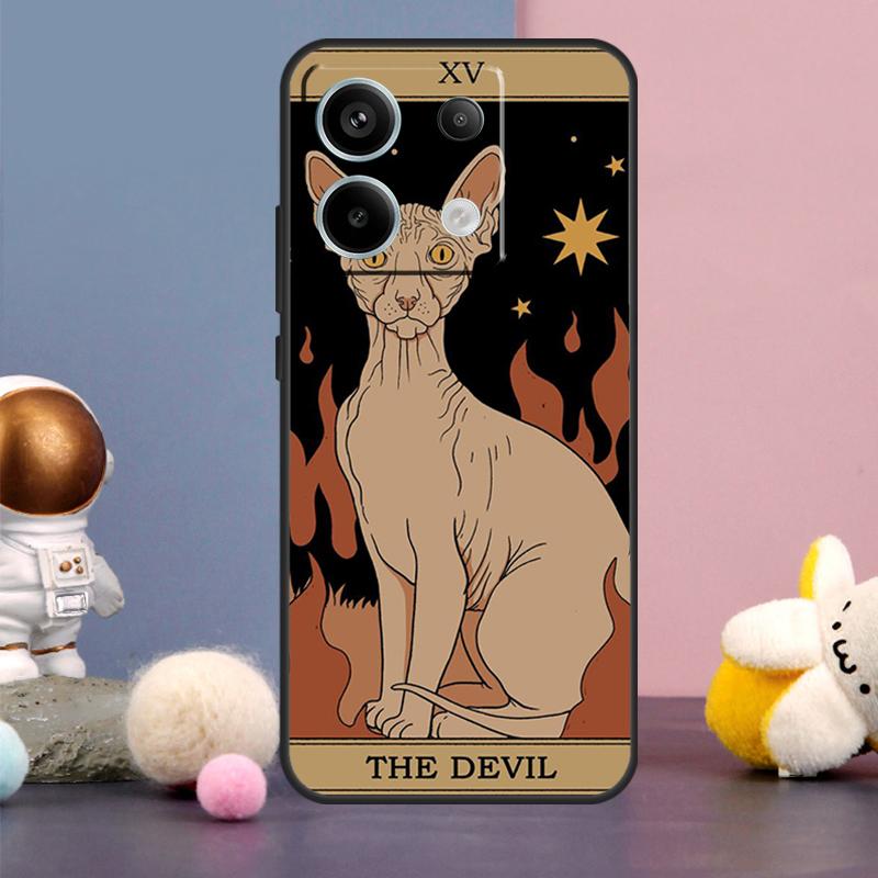 Чехол Tarot Witchcraft с кошками для Xiaomi Redmi Note 14 9 10 11 12 13 15 Pro Plus Redmi 15 15C 14C 10C 12C 13C