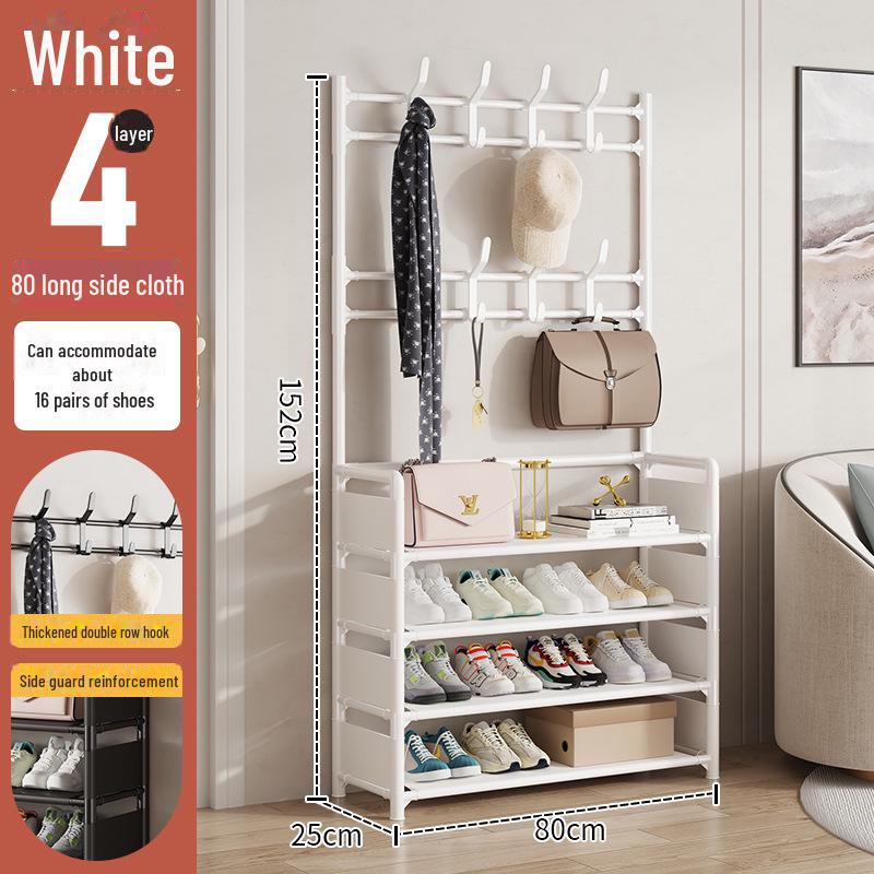 Shoe & Hat Rack: Multi-Layer, Space-Saving, Folding, Simple Dormitory Storage Solution