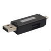 Адаптер-хаб Micro USB OTG со считывателем карт TF для смартфона и планшета