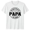 Унисекс Футболка The Myth Papa The Legend Унисекс Подарок на День Отца