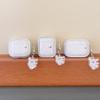 Photo frame plating cute white happy dog for apple AirPods 1 earphone case bluetooth pro1 earphone cover