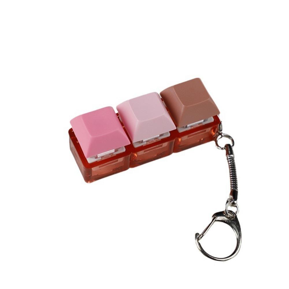 Сделай сам Клавиатура Фиджет Брелок Колпачок Кнопки Кликер Игрушка Новый Колпачок Клавиатуры для Пальцев Взрослый