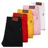 The New Light Luxury Fashion Pink Jeans Male Slim Summer Elastic Hundred Men's Mid-waist Casual Trousers