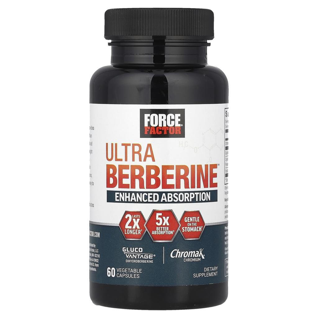 Force Factor, Ultra Berberine™, 60 растительных капсул