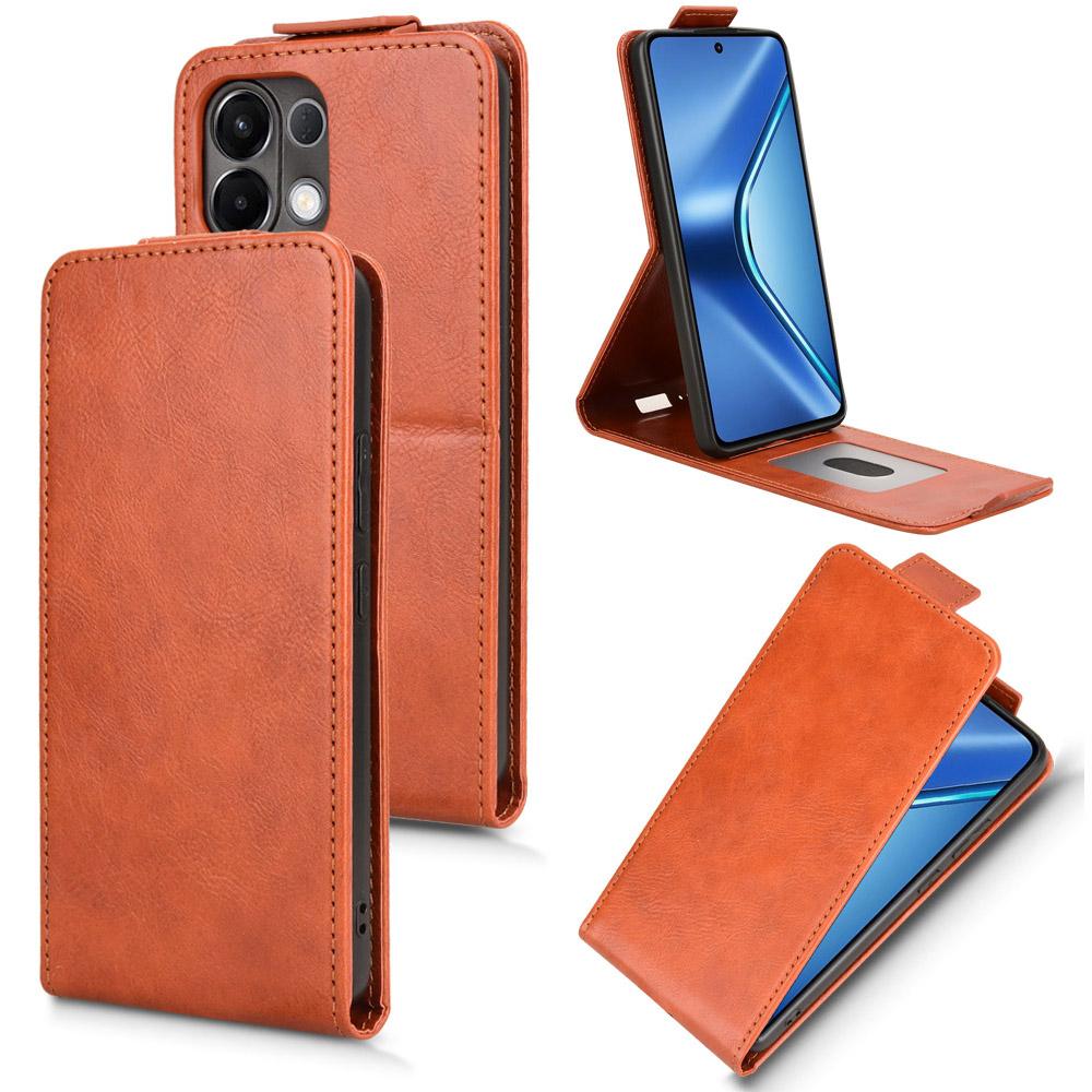 Чехол-подставка для Oppo K13 5G/K12s с магнитной застежкой, вертикальный флип, кожаный чехол для телефона с держателем для карт