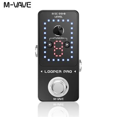 Педаль гитарных эффектов M-VAVE Looper Pro 9 Loops 40-минутная станция записи Loop