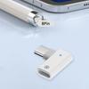 Разъем зарядного устройства с индикатором быстрой зарядки Play, штекер USB-C Male to Female, для зарядки