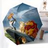 1 Auto Open Lion King, Simba Themed Colorful 8-rib Portable Umbrella for Men and Women, A Compact Commuting Companion Suitable for Daily Dri