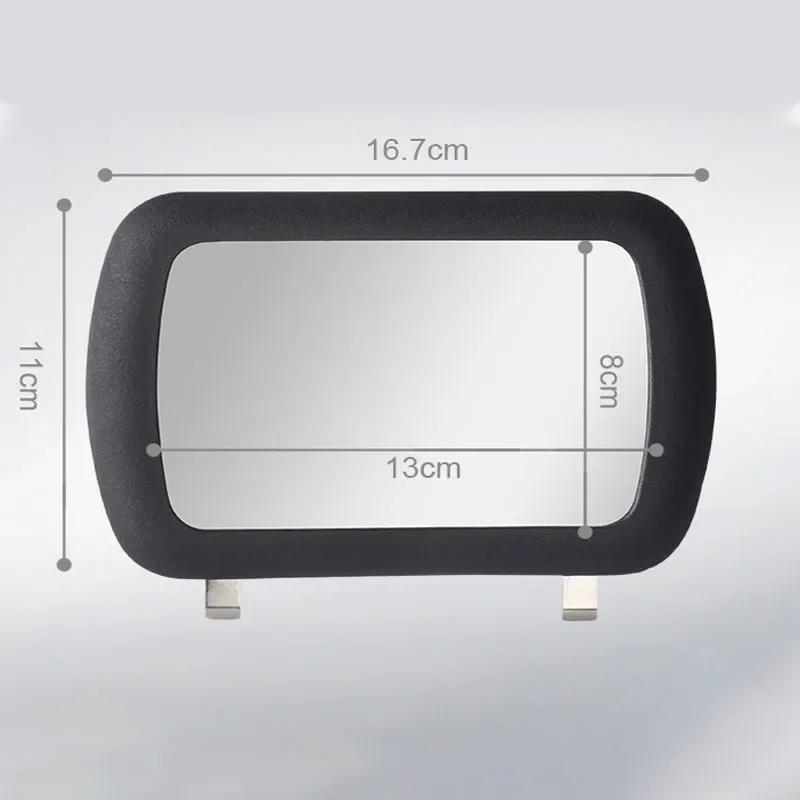 Car Sun Visor Cosmetic Mirror Portable Automobile Auto Interior Make Up Mirror Makeup Sun-Shading Cosmetic