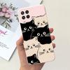 For Samsung Galaxy M22 M32 Case SM-M225F SM-M325F Cover Cute Cat Flower Soft Slim Bumper For Samsung M32 4G M 32 M 22 F22 Fundas