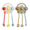 Educational Baby Soothing Rattle Finger Presser Game  for 0-12 Months Baby Sensory Cognition